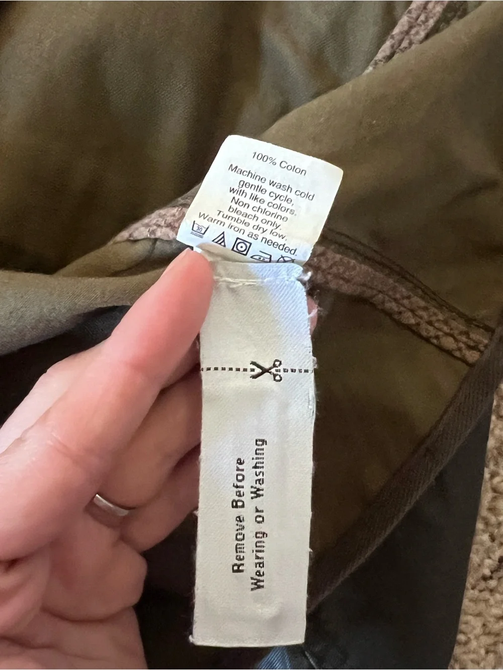 J. Crew green Utility Jacket with Gold Hardware